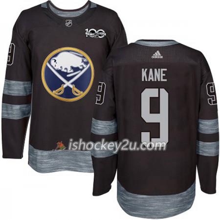 Mænd NHL Buffalo Sabres Trøje Evander Kane 9 1917-2017 100th Anniversary Adidas Sort Authentic